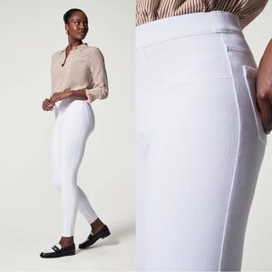 Spanx White Jean-ish Ankle Leggings